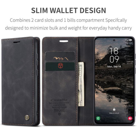 Чехол-книжка CaseMe-013 Multifunctional на  Samsung Galaxy S25 5G - черный