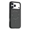 Чехол Carbon Fiber Texture Vegan Leather Magnetic с карбоновой текстурой и магнитом на iPhone 18 Pro — чёрный