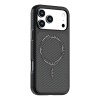 Чохол Carbon Fiber Texture Vegan Leather Magnetic з карбоновою текстурою і магнітом на iPhone 18 Pro Max — чорний