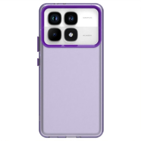Противоударный чехол Candy Series для Xiaomi 14T Pro - фиолетовый