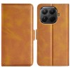 Чехол книжка Dual-side Magnetic Buckle Horizontal Flip Leather для Xiaomi 17T — жёлтый
