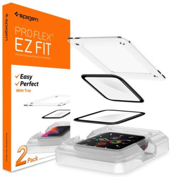 Комплект защитных стекол Spigen Proflex ”EZ Fit” для Apple Watch 4/5 (40mm)