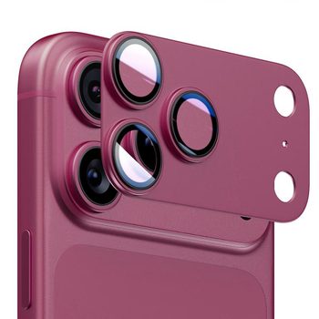 Захисне скло на камеру ENKAY 9H Anti-reflection Camera Lens Aluminium Alloy на iPhone 18 Pro Max — бордове