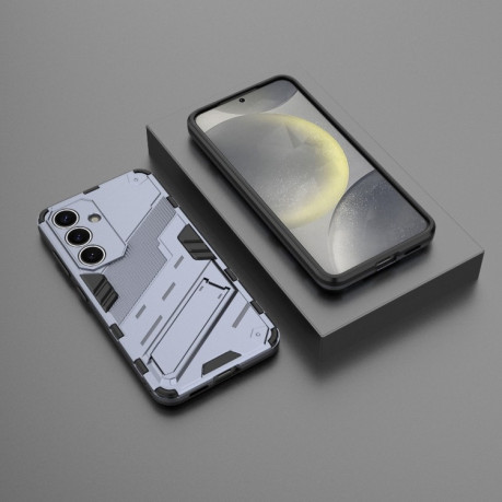 Протиударний чохол Punk Armor для Samsung Galaxy S25 5G - сірий