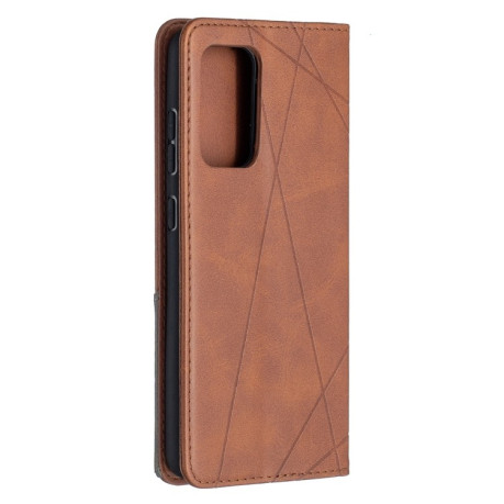 Чохол-книжка Rhombus Texture Samsung Galaxy A52/A52s - коричневий