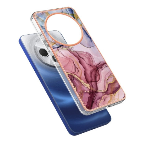 Протиударний чохол Electroplating IMD для Xiaomi Redmi 14C 4G/Poco C75/Redmi A4 5G - Rose Red