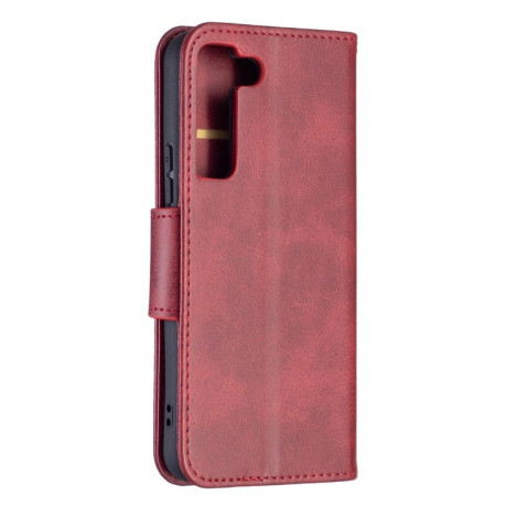 Чехол-книжка Retro Lambskin Texture для Samsung Galaxy S22 5G - красный