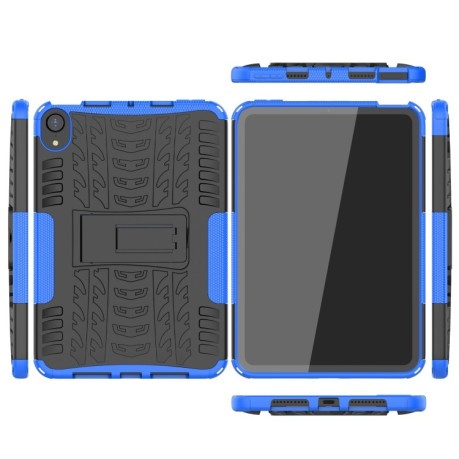 Противоударный чехол Tire Texture для iPad mini 6 - синий