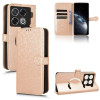 Чехол-книжка Honeycomb Dot для Infinix GT 20 Pro - золотой