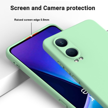 Силіконовий чохол Solid Color Liquid Silicone для OnePlus Nord CE4 Lite Pro XL - зелений