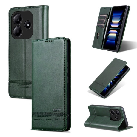 Чехол-книжка AZNS Magnetic Calf на Xiaomi Redmi Note 14 5G - зеленый