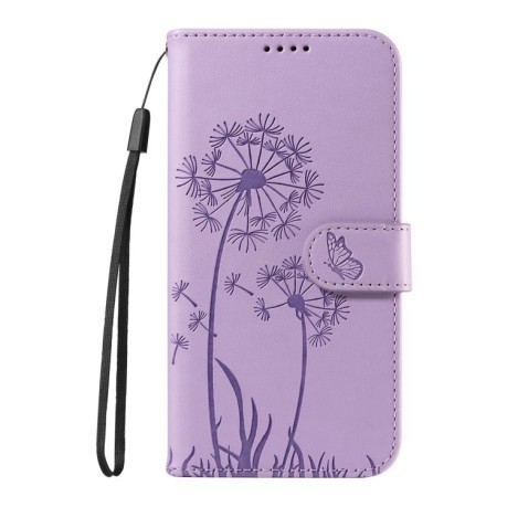 Чехол-книжка Dandelion Embossed Pattern Flip Leather для OPPO A5 Pro 5G Global - фиолетовый