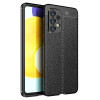 Протиударний чохол Litchi Texture для Samsung Galaxy A33 5G - чорний