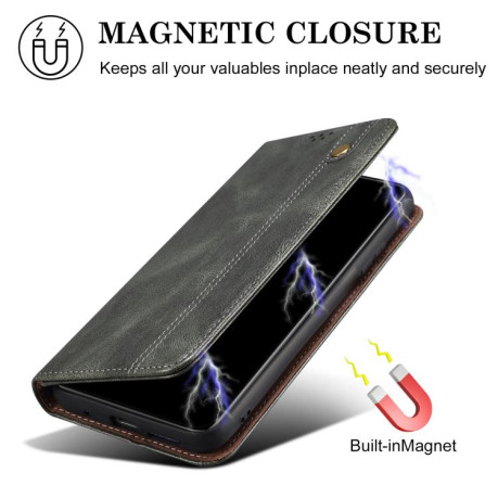 Чехол-книжка Simple Wax Crazy Horse для OnePlus 13T 5G - зеленый