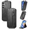 Флип-чехол Zipper Wallet Vertical для Samsung Galaxy A35 5G - черный