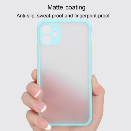 Противоударный чехол Straight Side Skin Feel для iPhone 11 Pro Max - бежевый