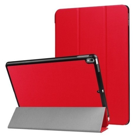 Чехол Litchi Texture 3-folding Smart Case красный для iPad  Air 2019/Pro 10.5