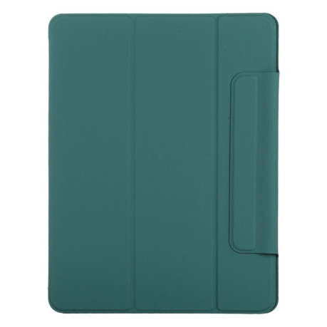 Магнитный чехол-книжка Fixed Buckle Magnetic для iPad Pro 12.9 2021/2020/2018 - темно-зеленый