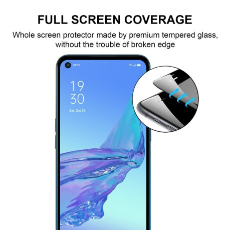 Защитное стекло 3D Full Glue Full Screen на OPPO A53 2020