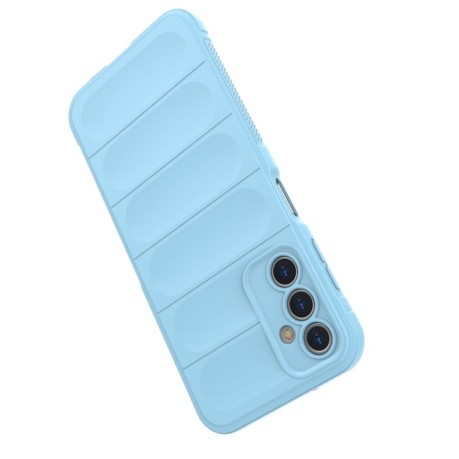 Силиконовый чехол Magic Flannel для Samsung Galaxy A14 5G - темно-синий