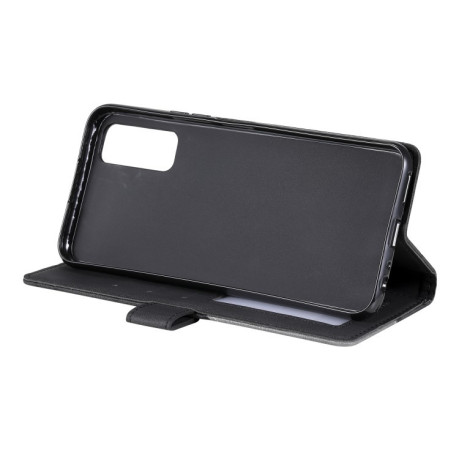 Чехол-книжка Skin Feel Splicing для Vivo Y72 5G / Y52 5G / iQOO Z3 - черный