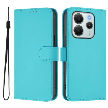 Чохол-книжка Skin Feel Solid Color Leather Xiaomi Redmi Note 14 4G 164.48mm - синій