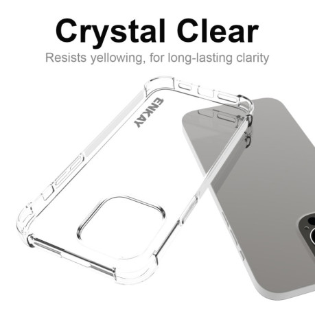 Противоударный чехол ENKAY Clear для  iPhone 14 Pro - прозрачный