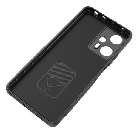 Чохол протиударний Texture Wavy для Xiaomi Poco F5 - чорний