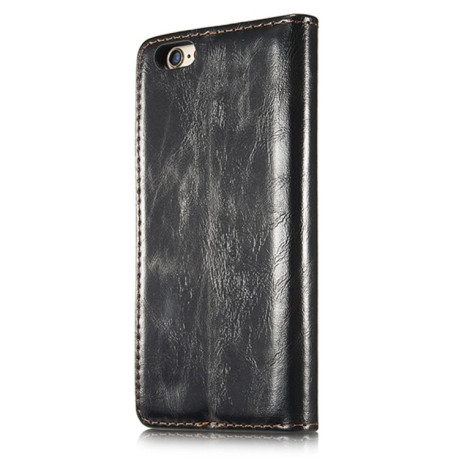 Шкіряний чохол-книжка Business Style Crazy Horse Texture на iPhone 6 Plus / 6S Plus - чорний