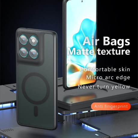 Протиударний чохол MagSafe Holder Armor PC Hybrid для Motorola Edge 60 - чорний