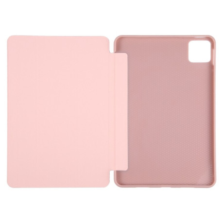 Чехол-книжка Litchi Texture для Xiaomi Pad 7 / Pad 7 Pro - розовое золото