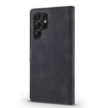Чехол-книжка TAOKKIM Calf Texture для Samsung Galaxy S22 Ultra 5G - черный