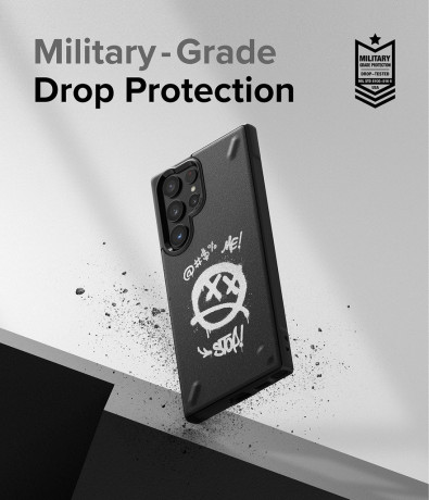 Оригинальный чехол Ringke Onyx Design для Samsung Galaxy S22 Ultra - Graffiti