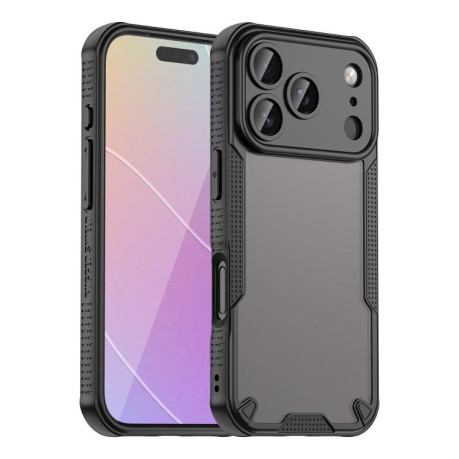 Противоударный чехол Armor Glaze PC Hybrid для iPhone 17 Pro - черный