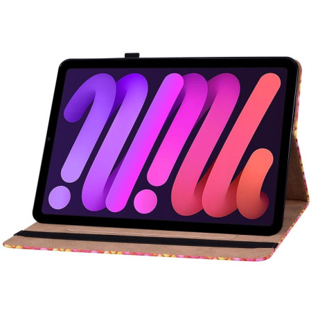 Чохол-книжка Color Weave для iPad mini 6 - пурпурно-червоний