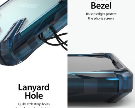 Оригинальный чехол Ringke Fusion X Design durable на Samsung Galaxy A51 blue