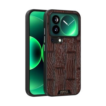 Чохол ABEEL 6D Micro Relief MagSafe Magnetic на Xiaomi 17 Pro — коричневий