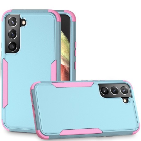 Противоударный чехол EsCase durable для Samsung Galaxy S23 5G - зелено-розовый