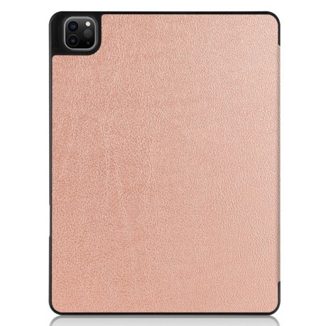 Чохол-книжка Honeycomb для iPad Pro 12.9 2021 - рожево-золото