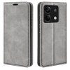 Чехол-книжка Retro Skin Feel Business Magnetic на Xiaomi Redmi Note 13 5G - серый