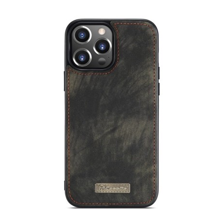 Чохол-гаманець CaseMe 008 Series Zipper Style на iPhone 13 Pro Max - чорний