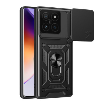 Противоударный чехол Camera Sliding для Xiaomi 14T 5G - черный