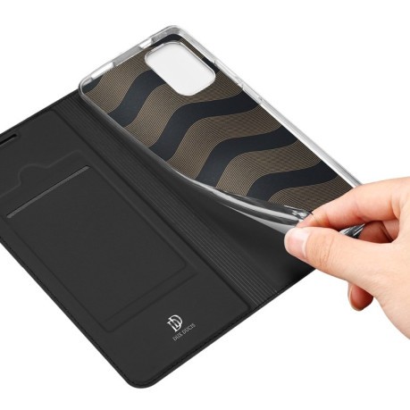 Чехол-книжка DUX DUCIS Skin Pro Series на Xiaomi Redmi Note 10/10s/Poco M5sS - черный
