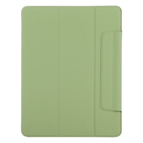 Магнитный чехол- книжка Double-sided Magnetic Flip PU Leather With Holder для iPad Air 13 2024 / Pro 12.9 2020 - зеленый
