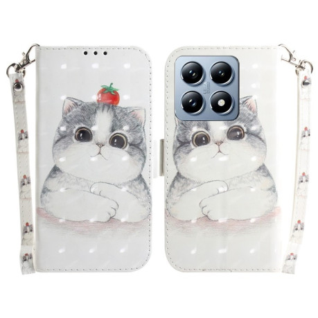 Чехол-книжка 3D Painting для Xiaomi 14T - Cat