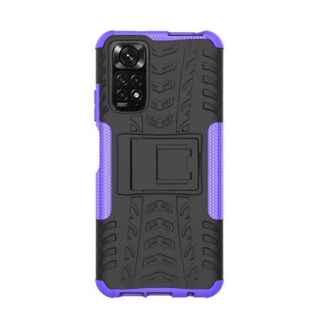 Протиударний чохол Tire Texture на Xiaomi Redmi Note 12S/11S/11 - фіолетовий