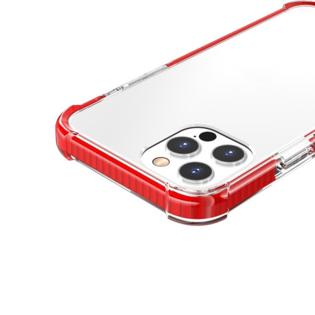 Ударозащитный чехол Four-corner на iPhone 13 Pro - красный