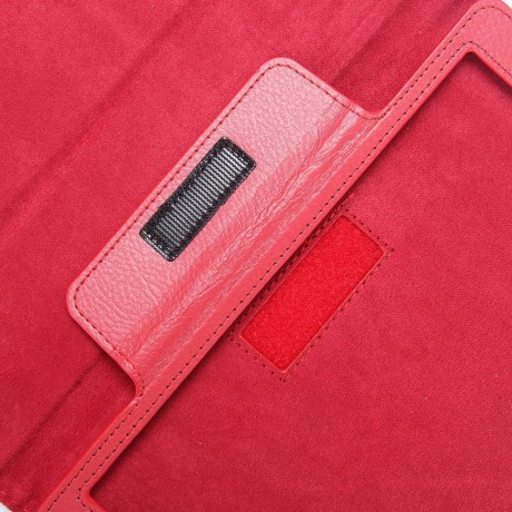 Кожаный чехол Lichee Full Body Красный для iPad 9.7 2017/2018/Air/Air 2