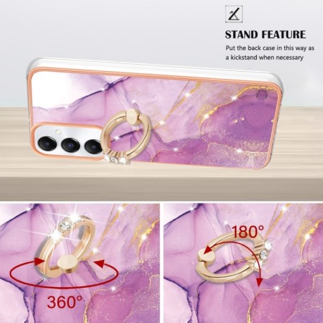 Чехол Electroplating with Ring Holder для Samsung Galaxy A05s