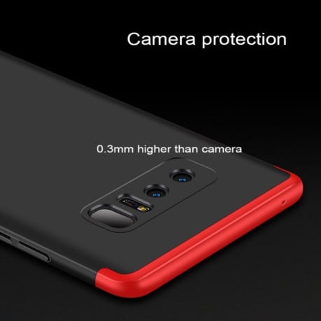 3D чехол GKK на Samsung Galaxy Note 9 - красно-черный